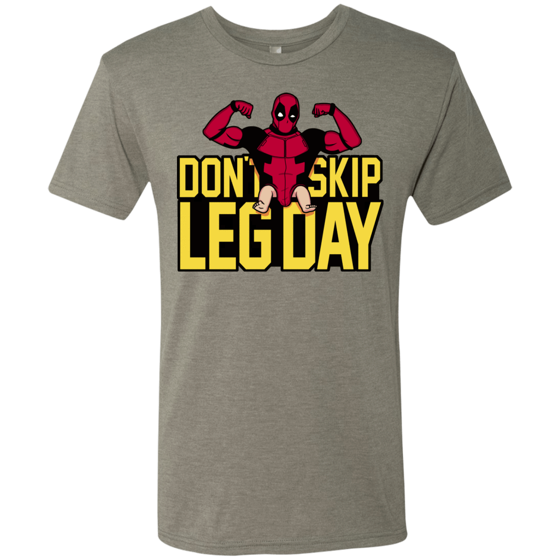 T-Shirts Venetian Grey / S Dont Skip Leg Day Men's Triblend T-Shirt
