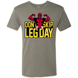 T-Shirts Venetian Grey / S Dont Skip Leg Day Men's Triblend T-Shirt