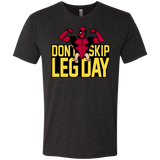 T-Shirts Vintage Black / S Dont Skip Leg Day Men's Triblend T-Shirt