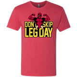 T-Shirts Vintage Red / S Dont Skip Leg Day Men's Triblend T-Shirt