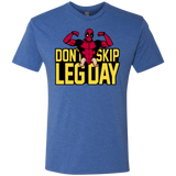 T-Shirts Vintage Royal / S Dont Skip Leg Day Men's Triblend T-Shirt