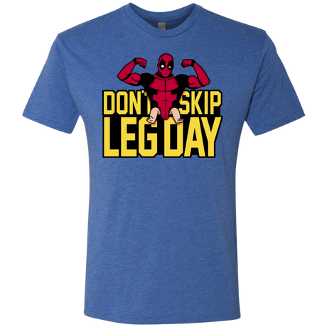T-Shirts Vintage Royal / S Dont Skip Leg Day Men's Triblend T-Shirt