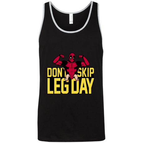 T-Shirts Black/Athletic Heather / X-Small Dont Skip Leg Day Unisex Premium Tank Top