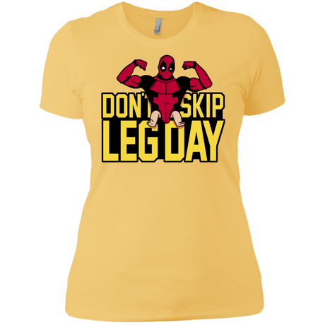T-Shirts Banana Cream/ / X-Small Dont Skip Leg Day Women's Premium T-Shirt