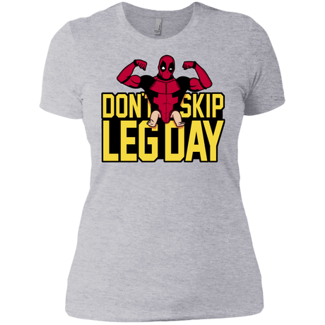 T-Shirts Heather Grey / X-Small Dont Skip Leg Day Women's Premium T-Shirt