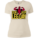T-Shirts Ivory/ / X-Small Dont Skip Leg Day Women's Premium T-Shirt