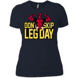 T-Shirts Midnight Navy / X-Small Dont Skip Leg Day Women's Premium T-Shirt