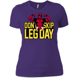 T-Shirts Purple Rush/ / X-Small Dont Skip Leg Day Women's Premium T-Shirt