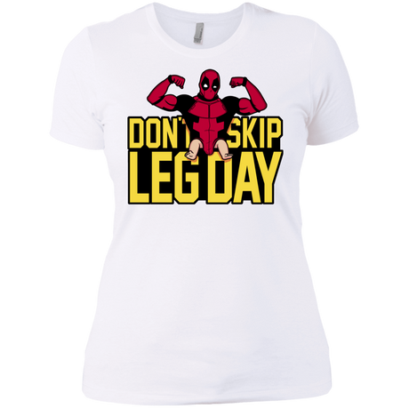 T-Shirts White / X-Small Dont Skip Leg Day Women's Premium T-Shirt