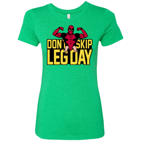 T-Shirts Envy / S Dont Skip Leg Day Women's Triblend T-Shirt