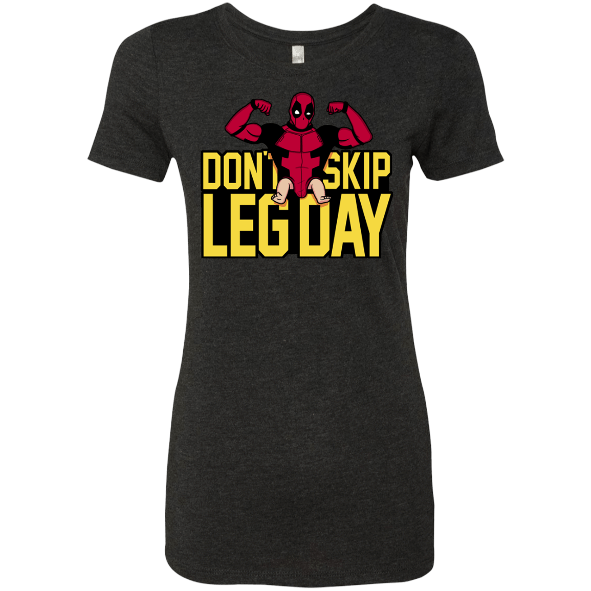 T-Shirts Vintage Black / S Dont Skip Leg Day Women's Triblend T-Shirt