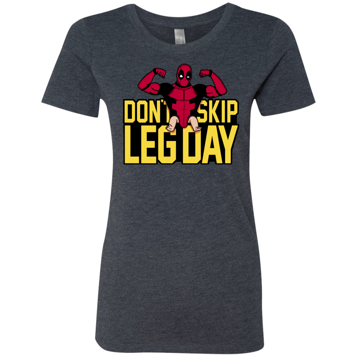 T-Shirts Vintage Navy / S Dont Skip Leg Day Women's Triblend T-Shirt