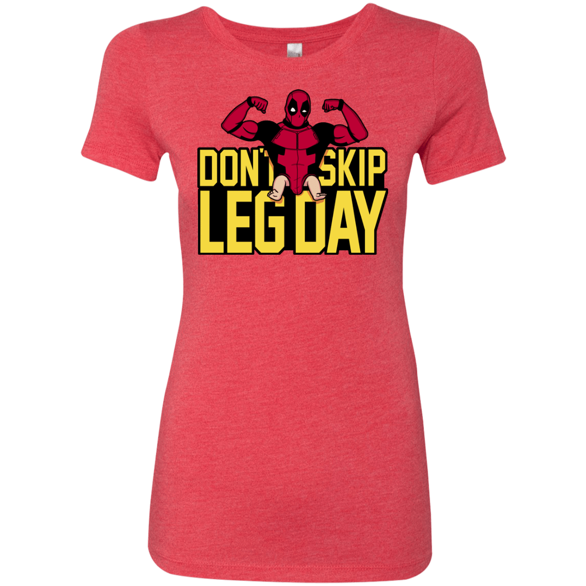 T-Shirts Vintage Red / S Dont Skip Leg Day Women's Triblend T-Shirt