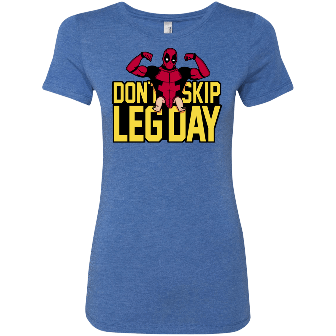 T-Shirts Vintage Royal / S Dont Skip Leg Day Women's Triblend T-Shirt