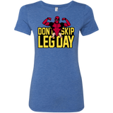 T-Shirts Vintage Royal / S Dont Skip Leg Day Women's Triblend T-Shirt
