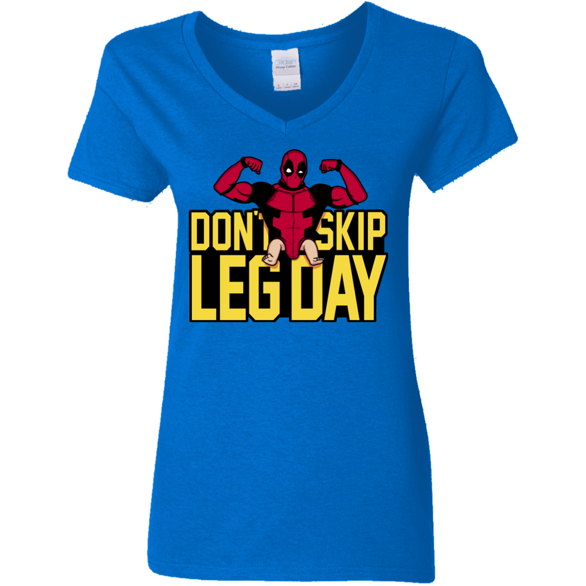 T-Shirts Royal / S Dont Skip Leg Day Women's V-Neck T-Shirt