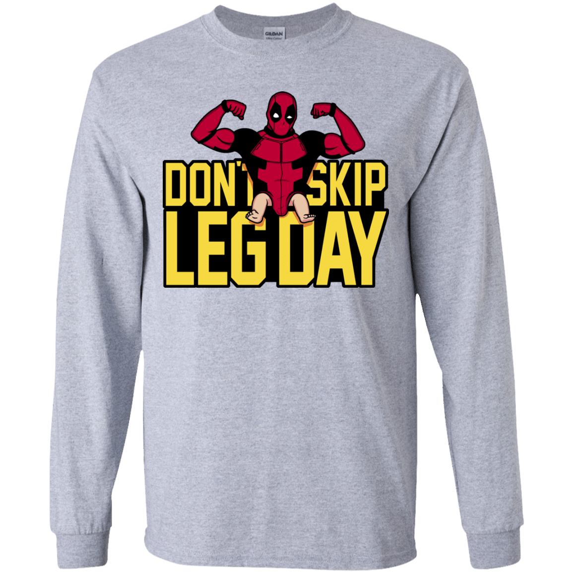 T-Shirts Sport Grey / YS Dont Skip Leg Day Youth Long Sleeve T-Shirt