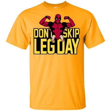 T-Shirts Gold / YXS Dont Skip Leg Day Youth T-Shirt