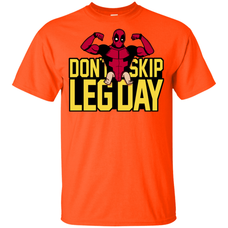 T-Shirts Orange / YXS Dont Skip Leg Day Youth T-Shirt