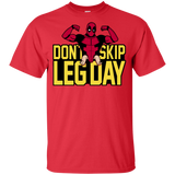 T-Shirts Red / YXS Dont Skip Leg Day Youth T-Shirt