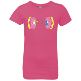 T-Shirts Hot Pink / YXS Donut Portal Girls Premium T-Shirt
