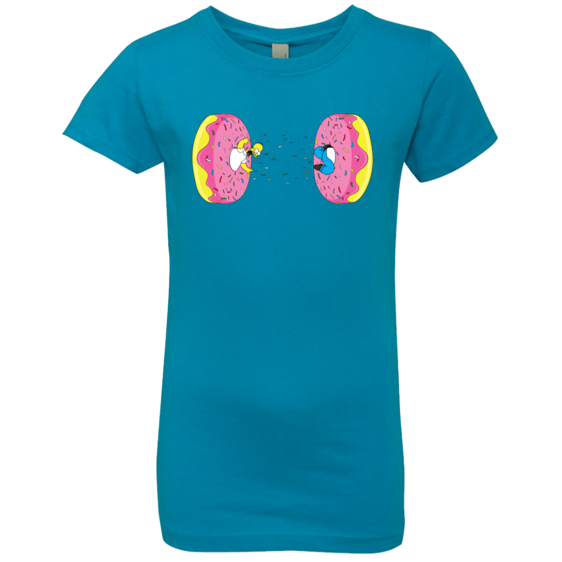 T-Shirts Turquoise / YXS Donut Portal Girls Premium T-Shirt