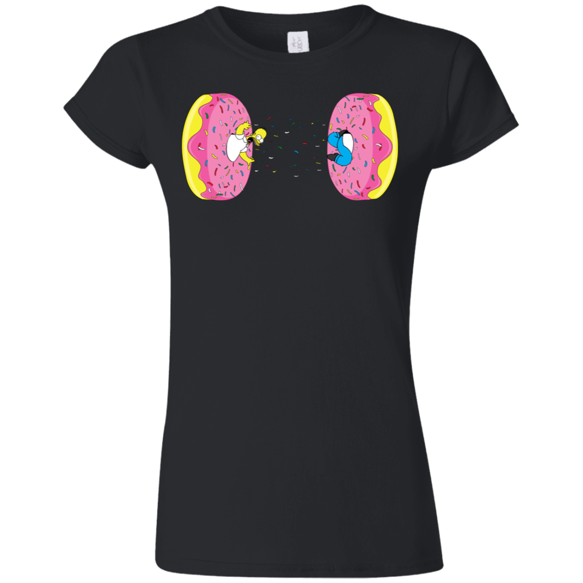T-Shirts Black / S Donut Portal Junior Slimmer-Fit T-Shirt
