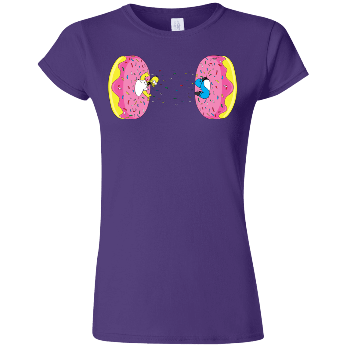 T-Shirts Purple / S Donut Portal Junior Slimmer-Fit T-Shirt