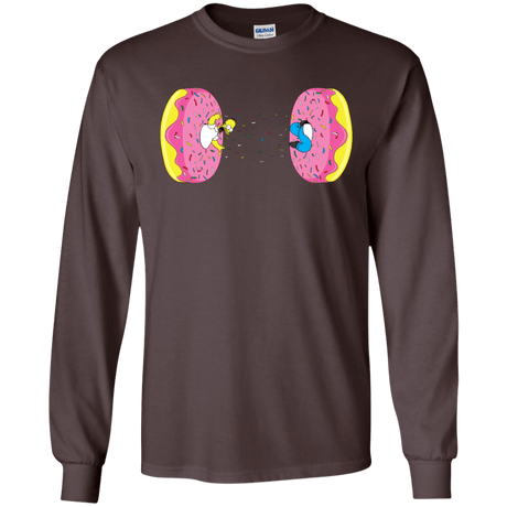 T-Shirts Dark Chocolate / S Donut Portal Men's Long Sleeve T-Shirt