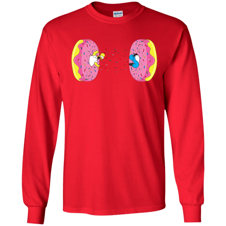 T-Shirts Red / S Donut Portal Men's Long Sleeve T-Shirt