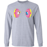 T-Shirts Sport Grey / S Donut Portal Men's Long Sleeve T-Shirt