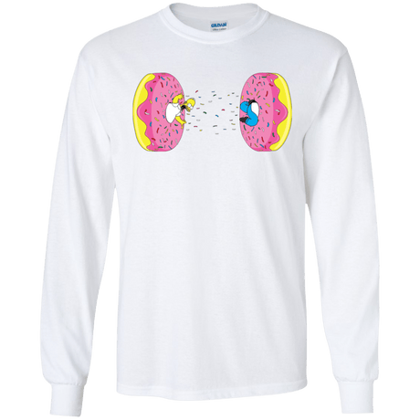 T-Shirts White / S Donut Portal Men's Long Sleeve T-Shirt