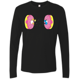 T-Shirts Black / S Donut Portal Men's Premium Long Sleeve