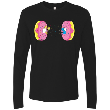 T-Shirts Black / S Donut Portal Men's Premium Long Sleeve