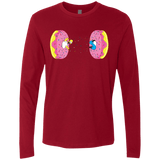 T-Shirts Cardinal / S Donut Portal Men's Premium Long Sleeve