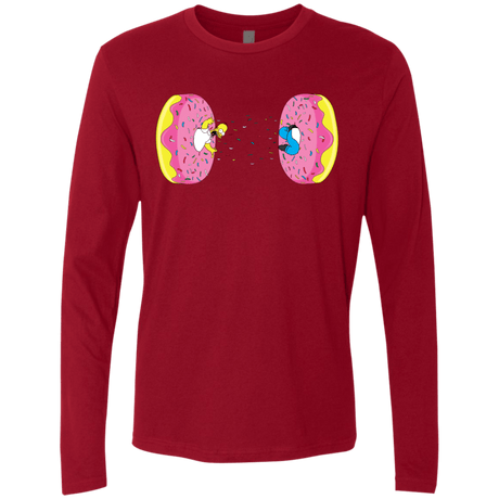 T-Shirts Cardinal / S Donut Portal Men's Premium Long Sleeve