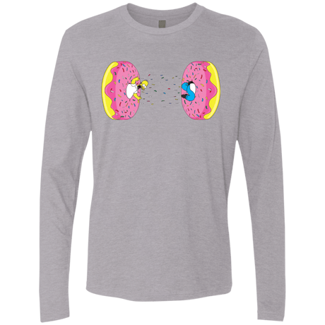 T-Shirts Heather Grey / S Donut Portal Men's Premium Long Sleeve