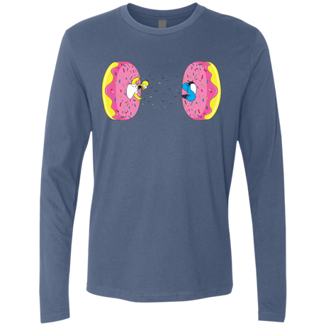 T-Shirts Indigo / S Donut Portal Men's Premium Long Sleeve