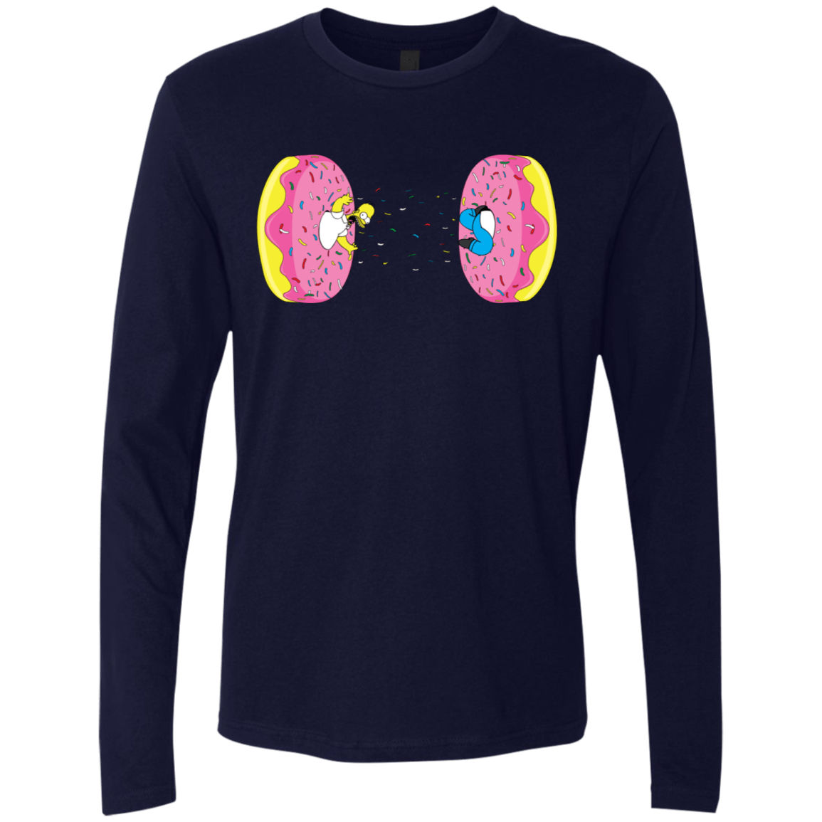 T-Shirts Midnight Navy / S Donut Portal Men's Premium Long Sleeve