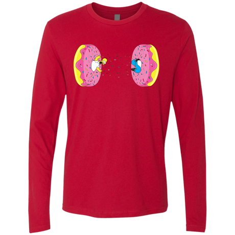 T-Shirts Red / S Donut Portal Men's Premium Long Sleeve