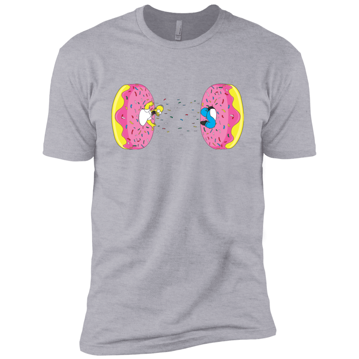 T-Shirts Heather Grey / X-Small Donut Portal Men's Premium T-Shirt