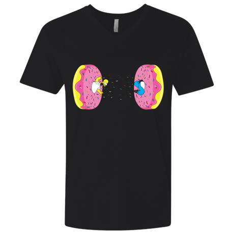 T-Shirts Black / X-Small Donut Portal Men's Premium V-Neck