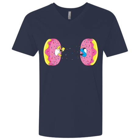T-Shirts Midnight Navy / X-Small Donut Portal Men's Premium V-Neck