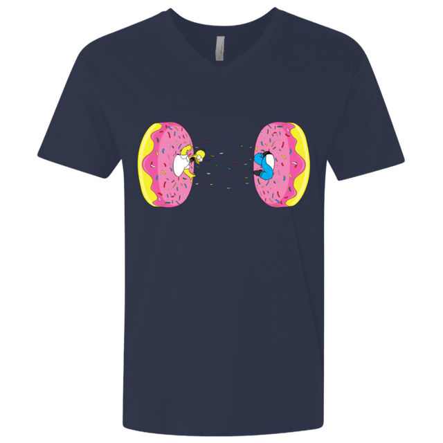 T-Shirts Midnight Navy / X-Small Donut Portal Men's Premium V-Neck