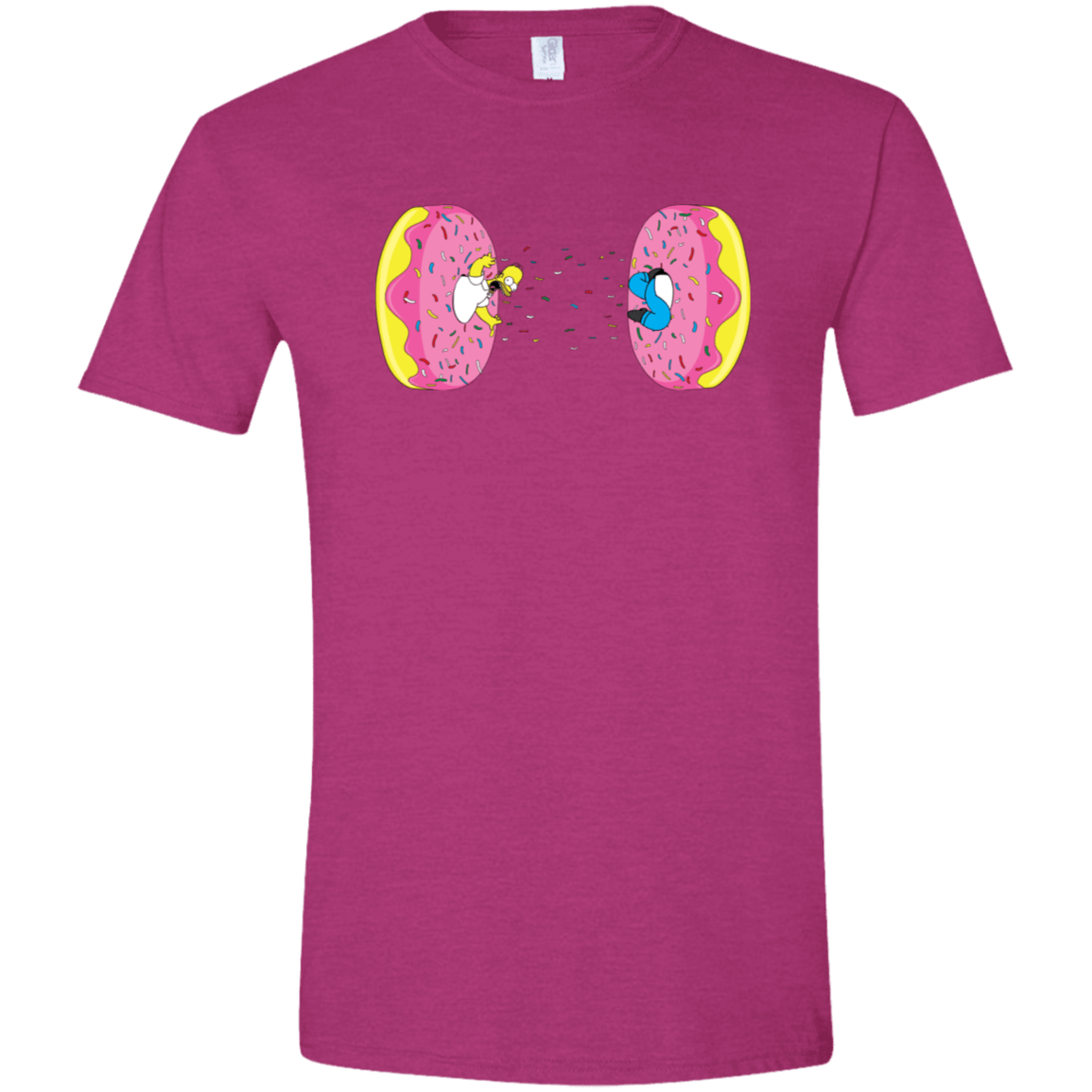 T-Shirts Antique Heliconia / S Donut Portal Men's Semi-Fitted Softstyle