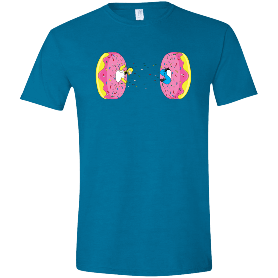 T-Shirts Antique Sapphire / S Donut Portal Men's Semi-Fitted Softstyle