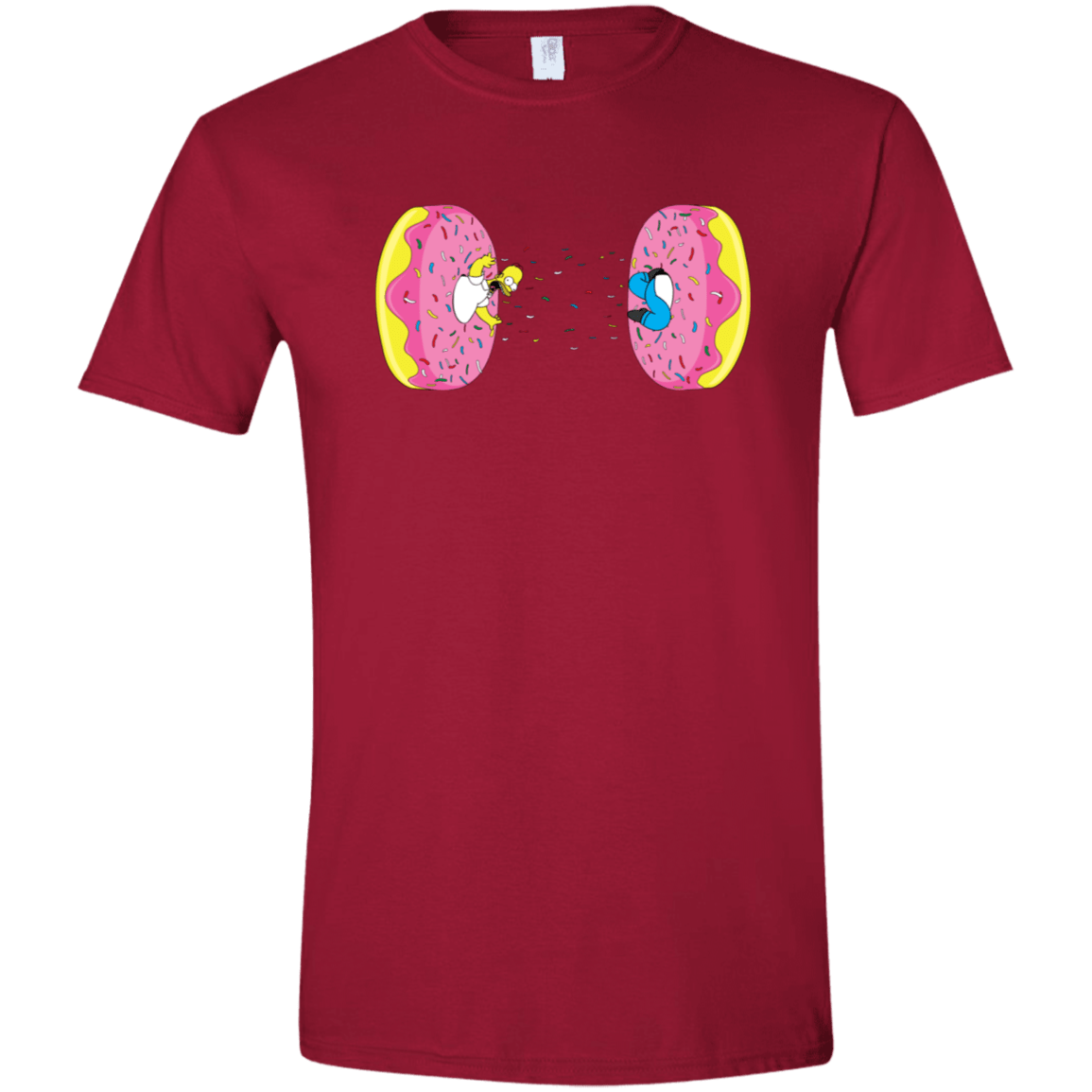 T-Shirts Cardinal Red / S Donut Portal Men's Semi-Fitted Softstyle