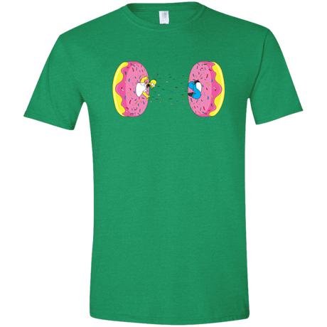 T-Shirts Heather Irish Green / S Donut Portal Men's Semi-Fitted Softstyle