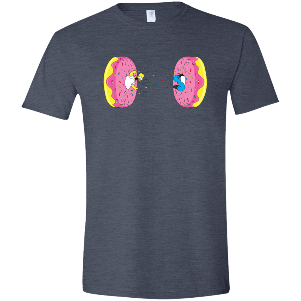 T-Shirts Heather Navy / S Donut Portal Men's Semi-Fitted Softstyle