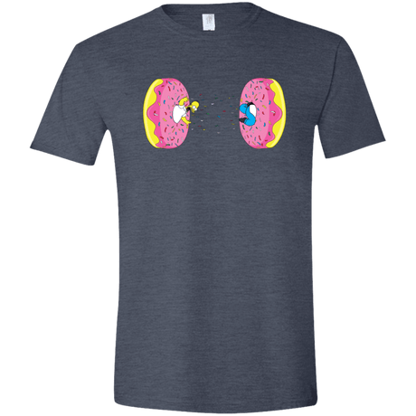 T-Shirts Heather Navy / S Donut Portal Men's Semi-Fitted Softstyle